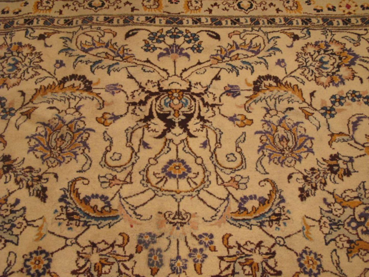 11' 4" x 13' 1" Persian Mashhad Rug image 3