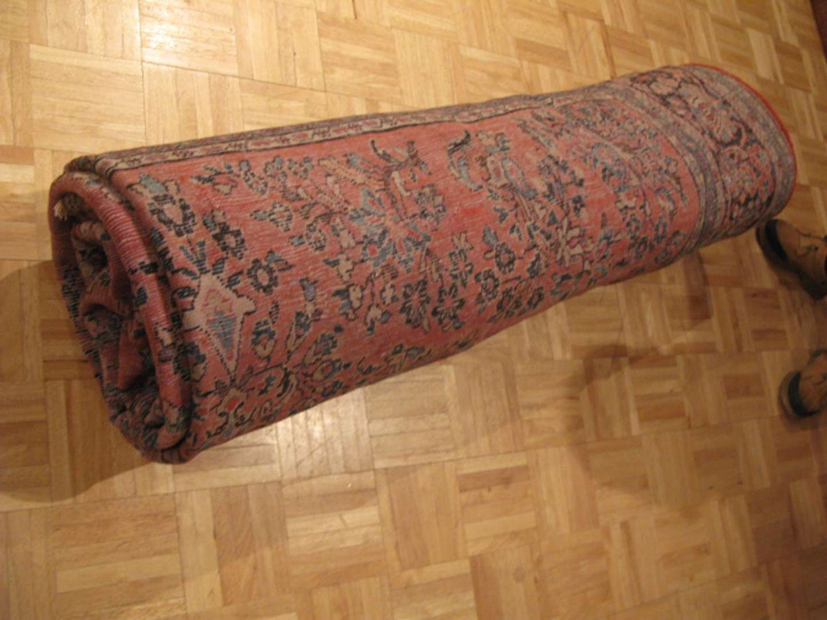 8' 9" x 12' 7" Persian Sarouk Rug image 11