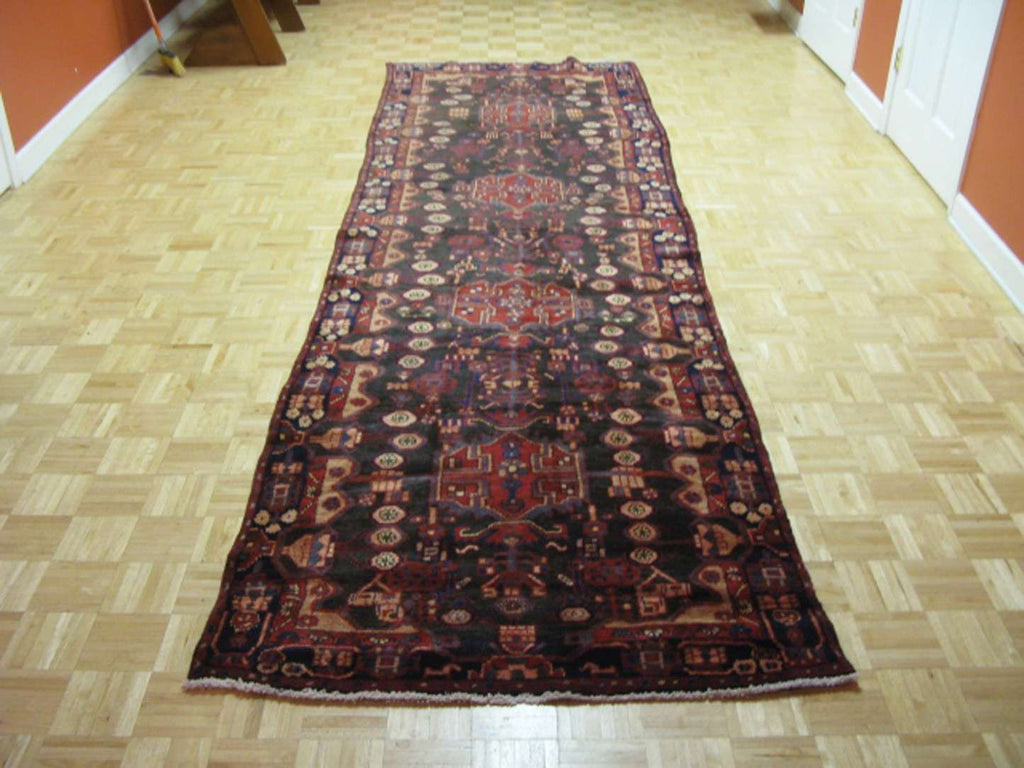4' 0" x 13' 5" Vintage Nahavand Runner image 1
