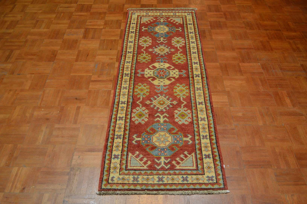 2' 1" x 6' 2" Pakistan Kazak Runner image 2