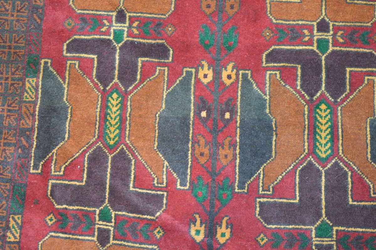 3' 5" x 6' 4" Afghanistan Belouch Rug image 3
