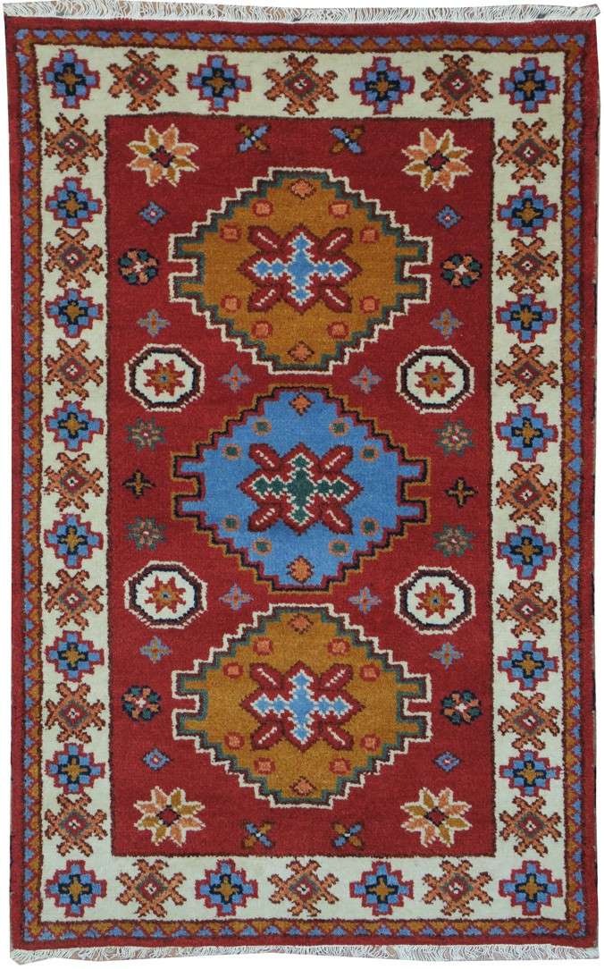 3' 0" x 5' 0" India Kazak Rug image 0