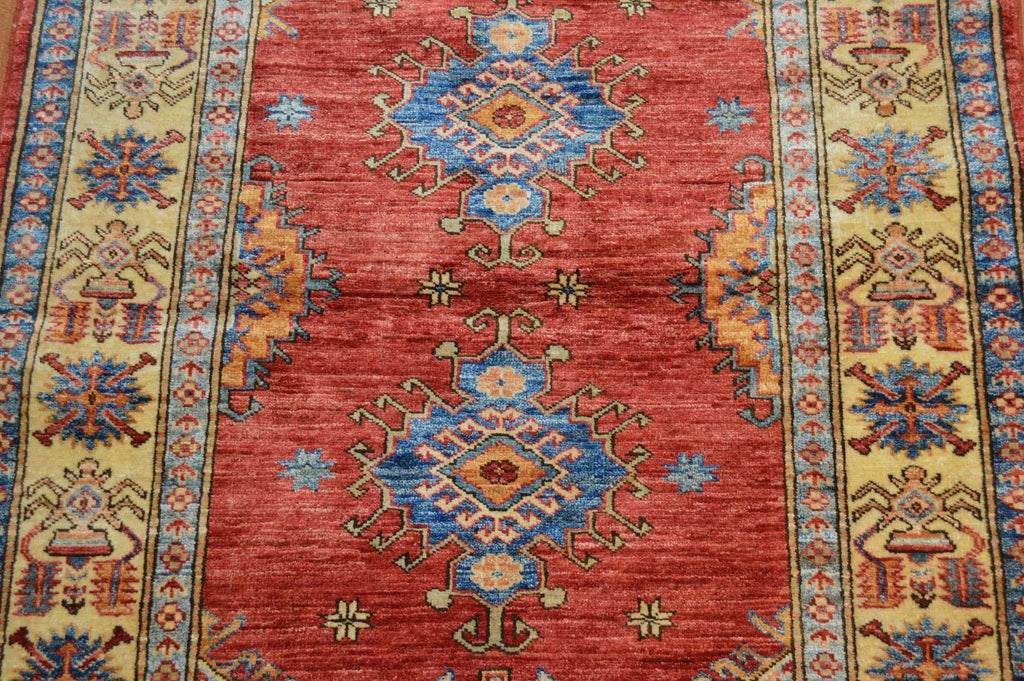 3' 7" x 4' 10" Pakistan Kazak Rug image 5