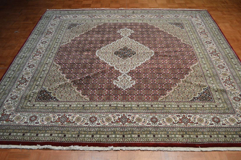 8' 1" x 8' 2" India Bijar Square Rug image 1