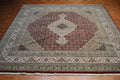 8' 1" x 8' 2" India Bijar Square Rug image 1