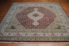 8' 1" x 8' 2" India Bijar Square Rug image 1