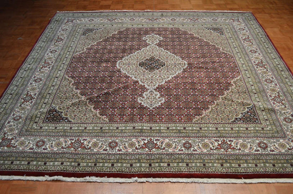 8' 1" x 8' 2" India Bijar Square Rug image 1