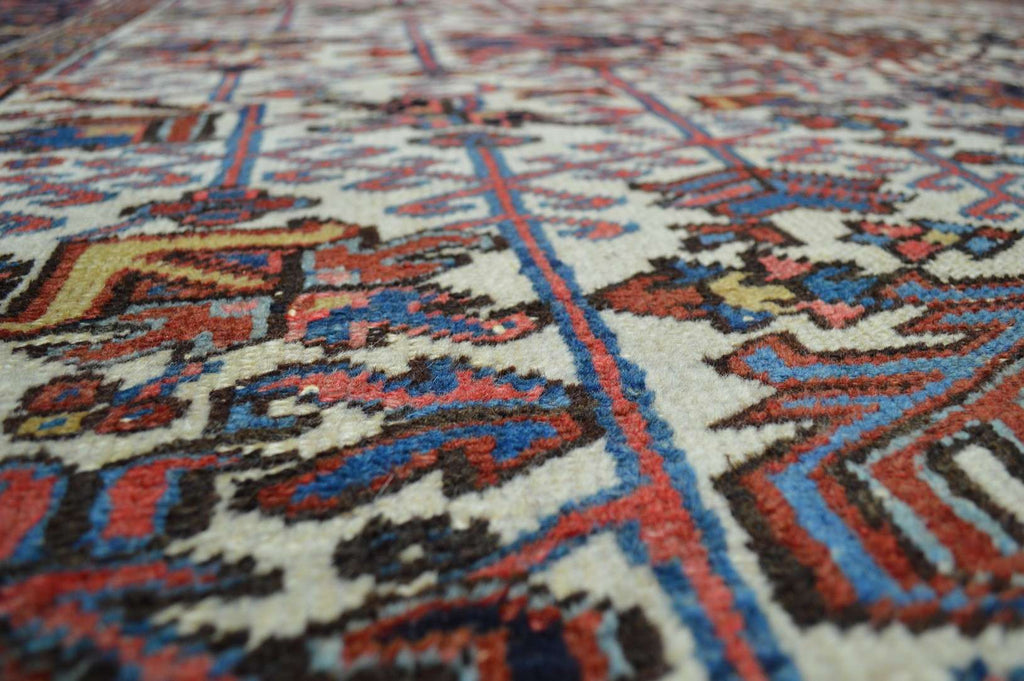 6' 9" x 10' 0" Persian Heriz Rug image 5