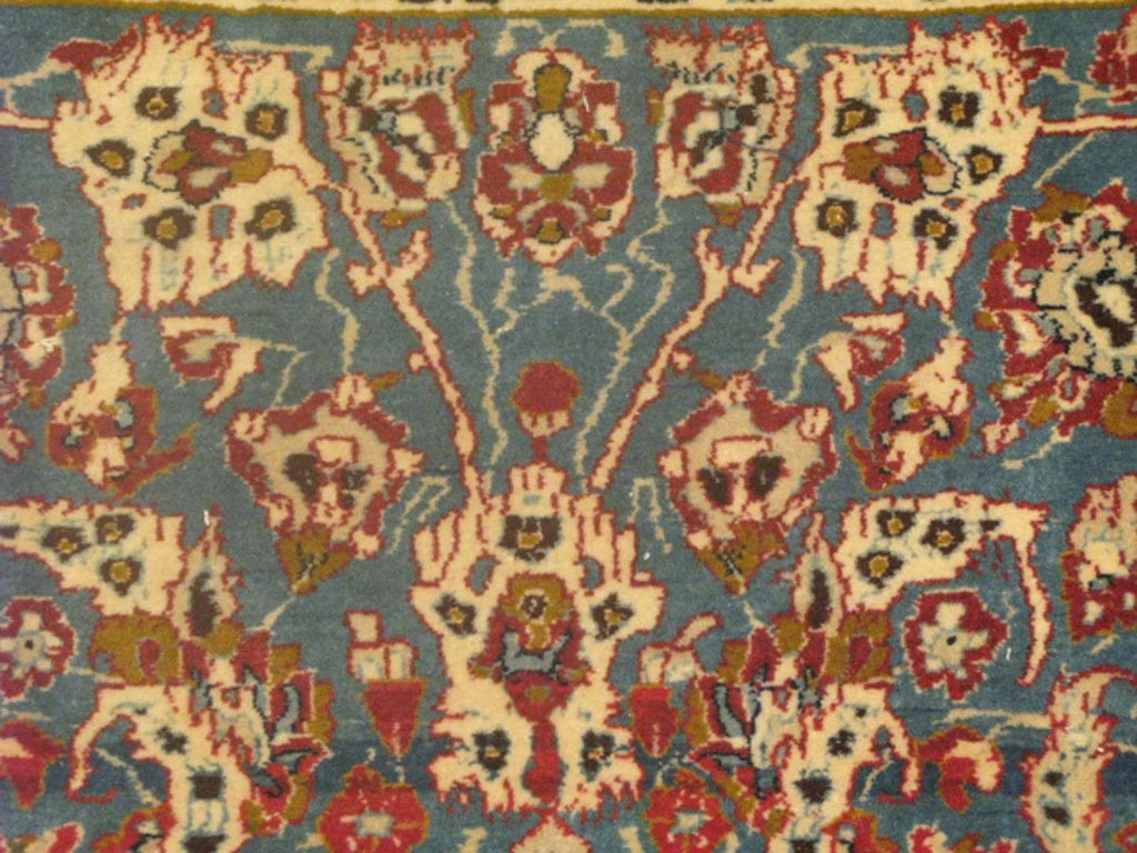 4' 8" x 8' 8" Vintage Isfahan Rug image 3