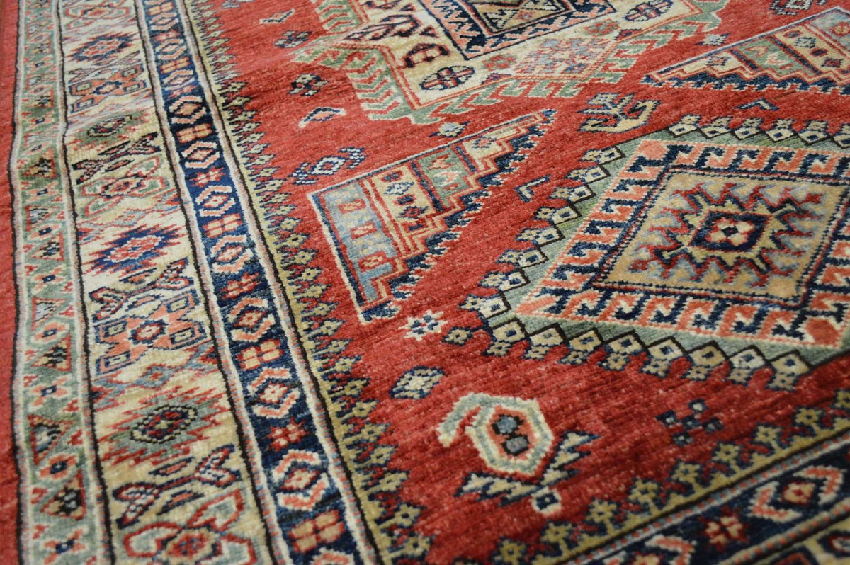 3' 3" x 4' 7" Pakistan Kazak Rug image 7