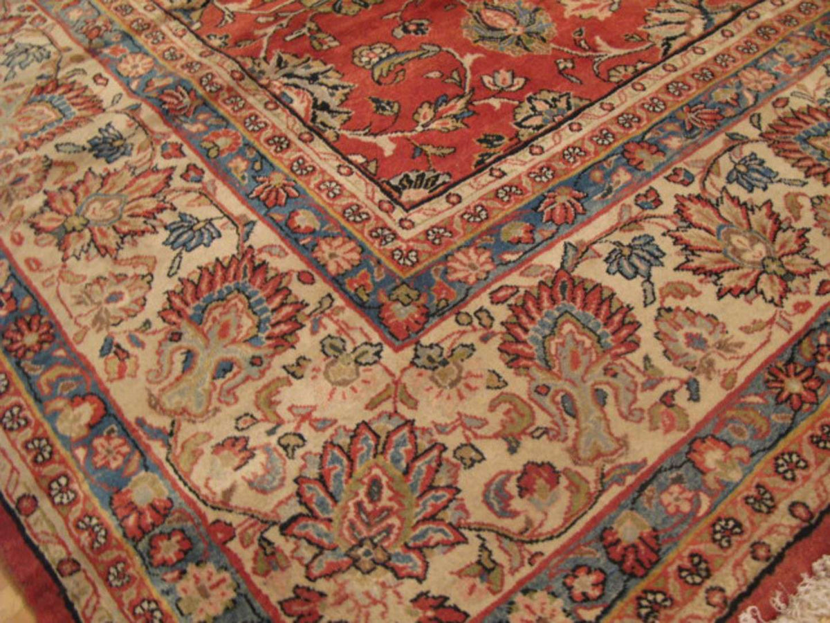 10' 4" x 12' 0" Persian Sarouk Rug image 10
