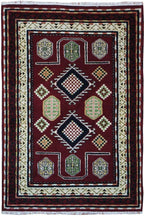4' 0" x 6' 0" India Kazak Rug image 0