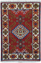 2' 0" x 3' 0" India Kazak Rug image 0