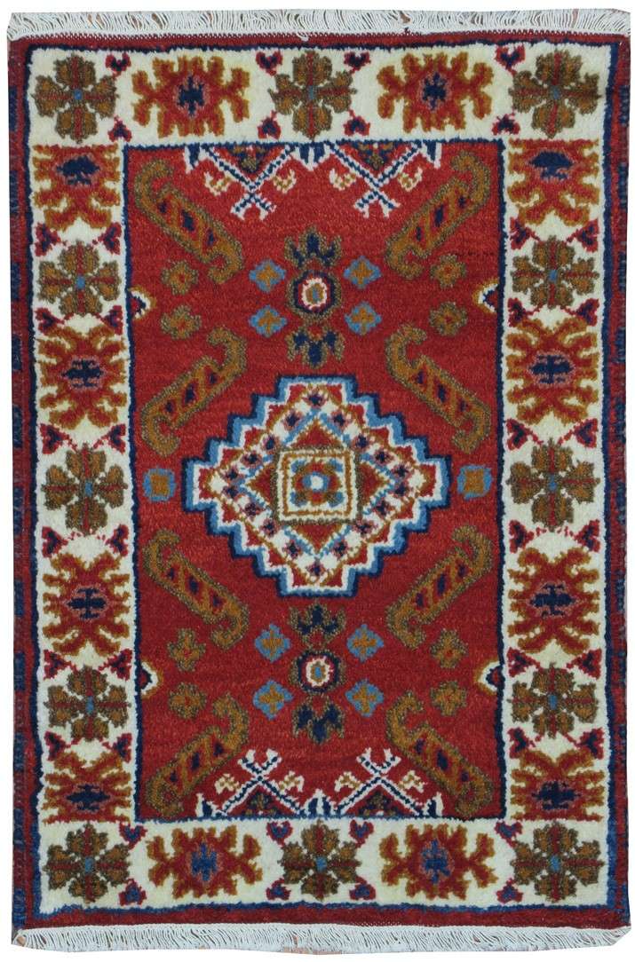 2' 0" x 3' 0" India Kazak Rug image 0