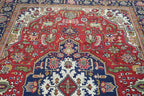 6' 6" x 9' 6" Vintage Tabriz Rug image 9