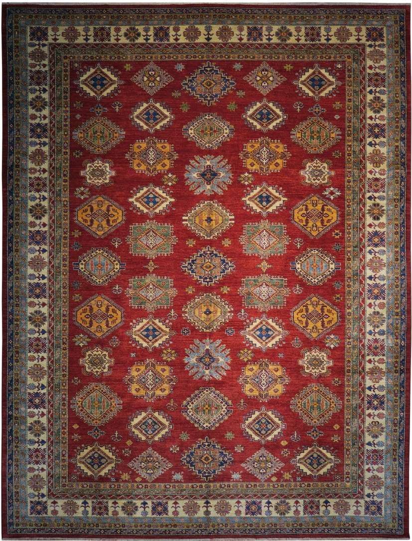 10' 8" x 14' 3" Pakistan Kazak Rug image 0