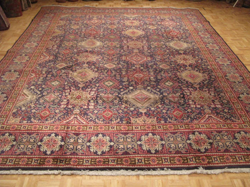 10' 3" x 12' 1" Persian Tabriz Rug image 1