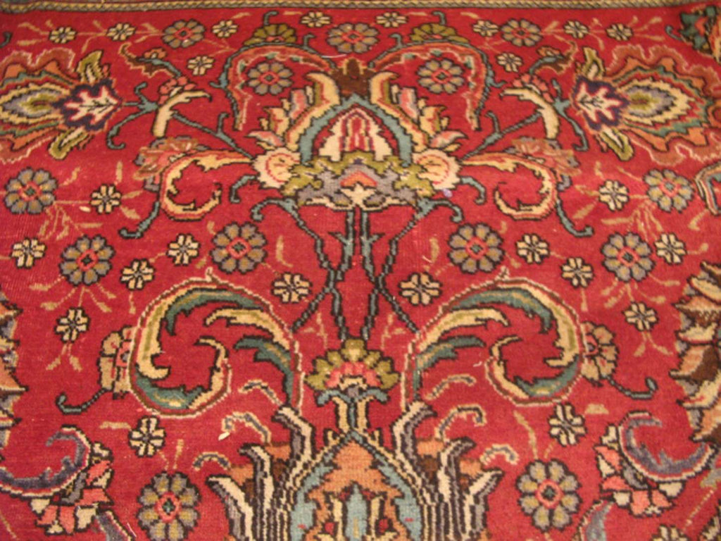 9' 1" x 13' 0" Persian Tabriz Rug image 9