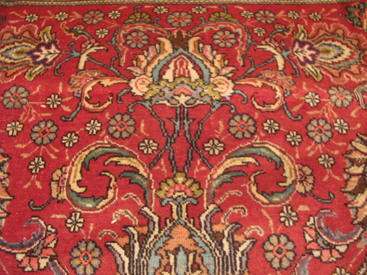 9' 1" x 13' 0" Persian Tabriz Rug image 9