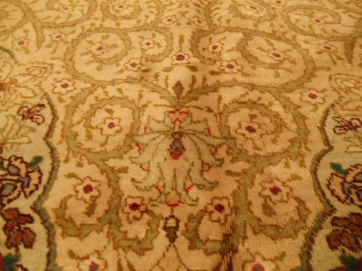 7' 1" x 10' 5" Persian Tabriz Rug image 0