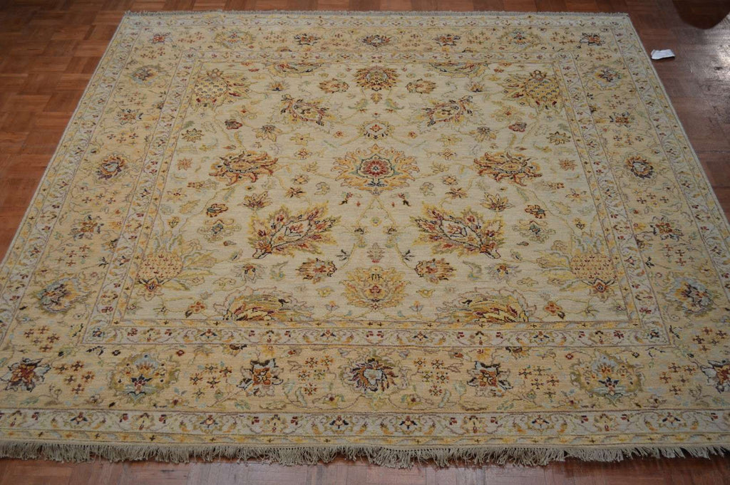 7' 9" x 8' 0" India Sultanabad Square Rug image 1