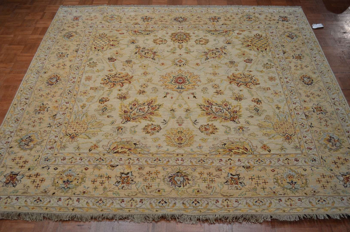 7' 9" x 8' 0" India Sultanabad Square Rug image 1