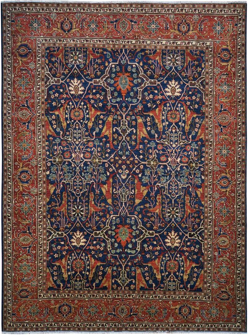 9' 2" x 12' 1" Pakistan Serapi Rug image 0