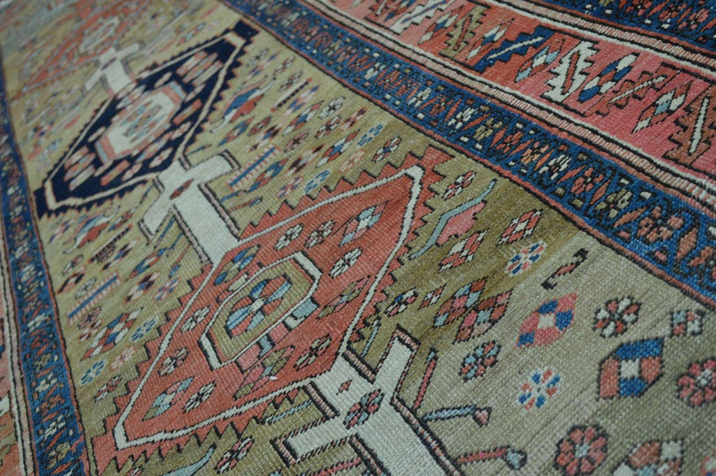 3' 3" x 12' 9" Persian Serapi Runner image 12