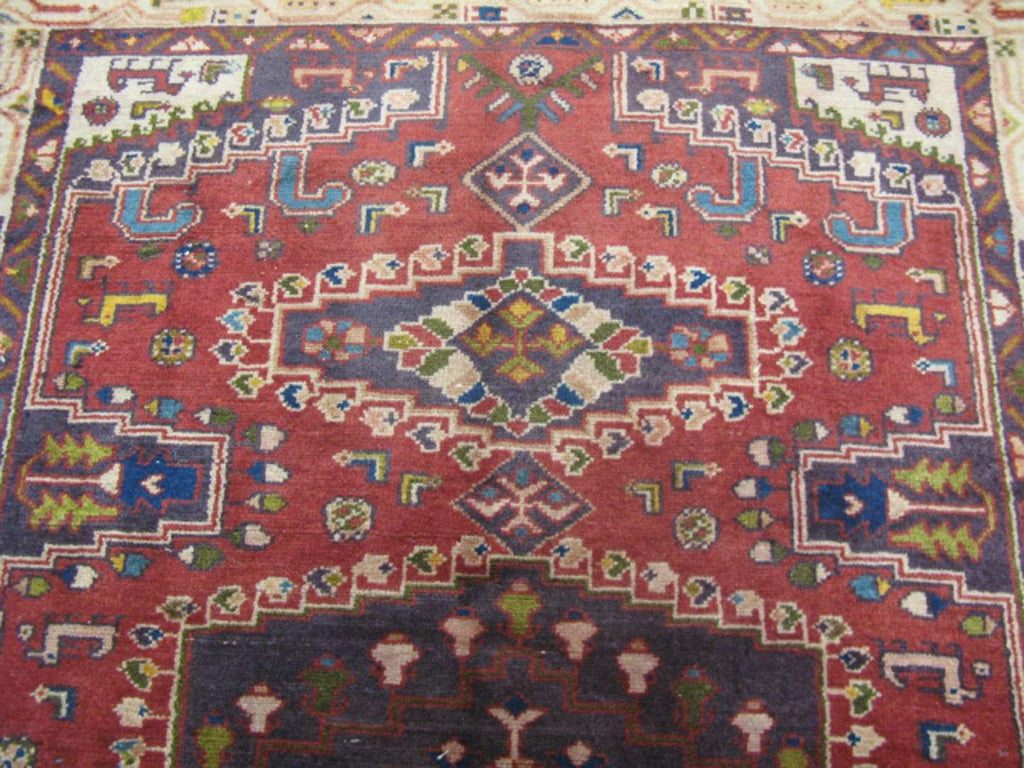 3' 6" x 10' 5" Persian Meshkin Runner image 3