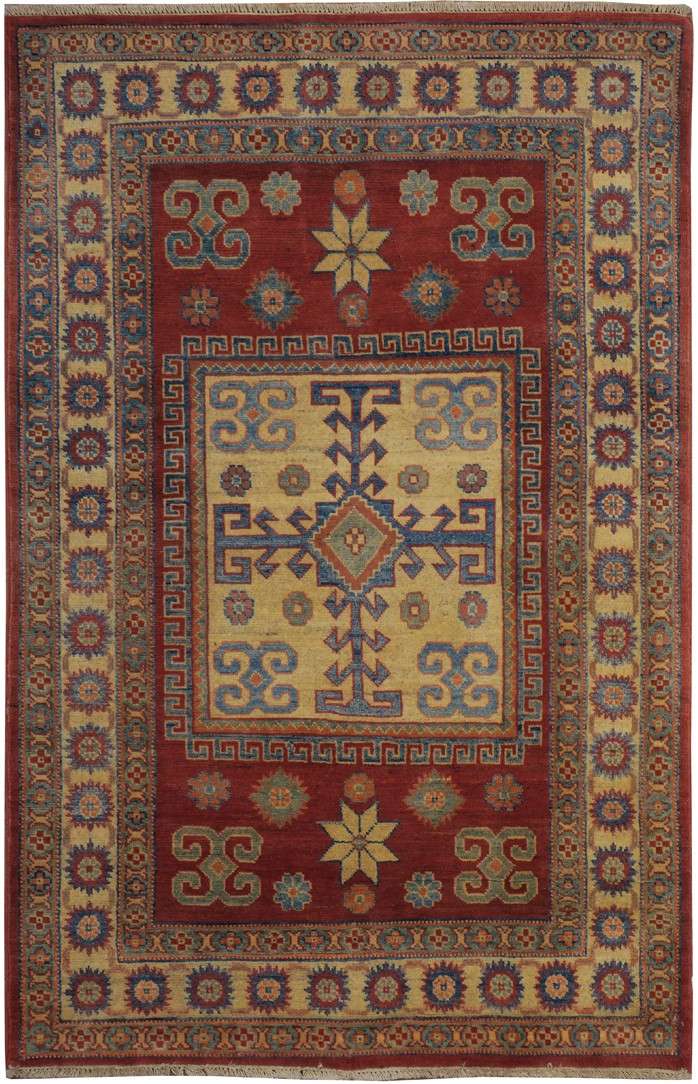 3' 8" x 6' 0" Pakistan Kazak Rug image 0
