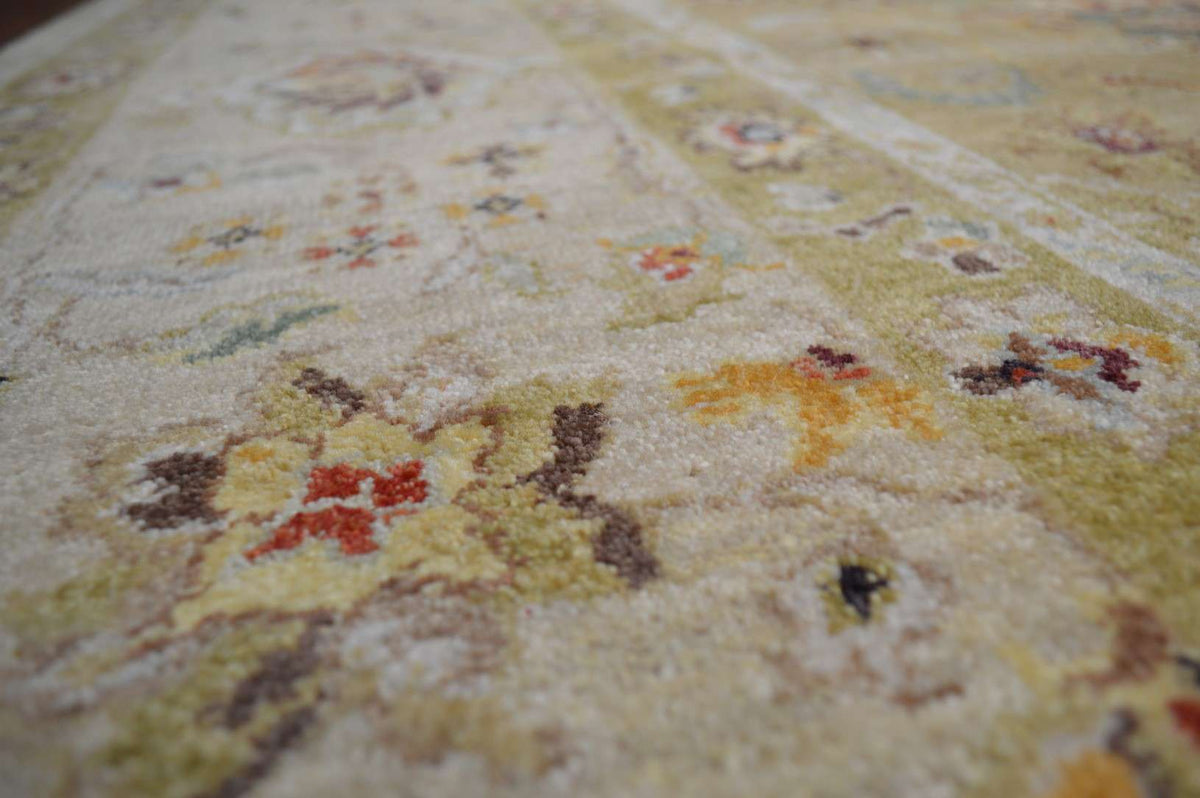 7' 8" x 8' 3" India Sultanabad Square Rug image 3