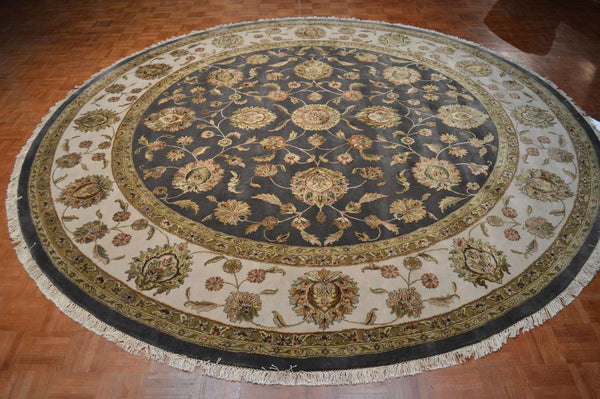 10' 2" x 10' 2" India Jaipur Round Rug image 1