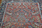 6' 6" x 9' 5" Persian Heriz Rug image 8