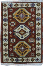 2' 0" x 3' 0" India Kazak Rug image 0