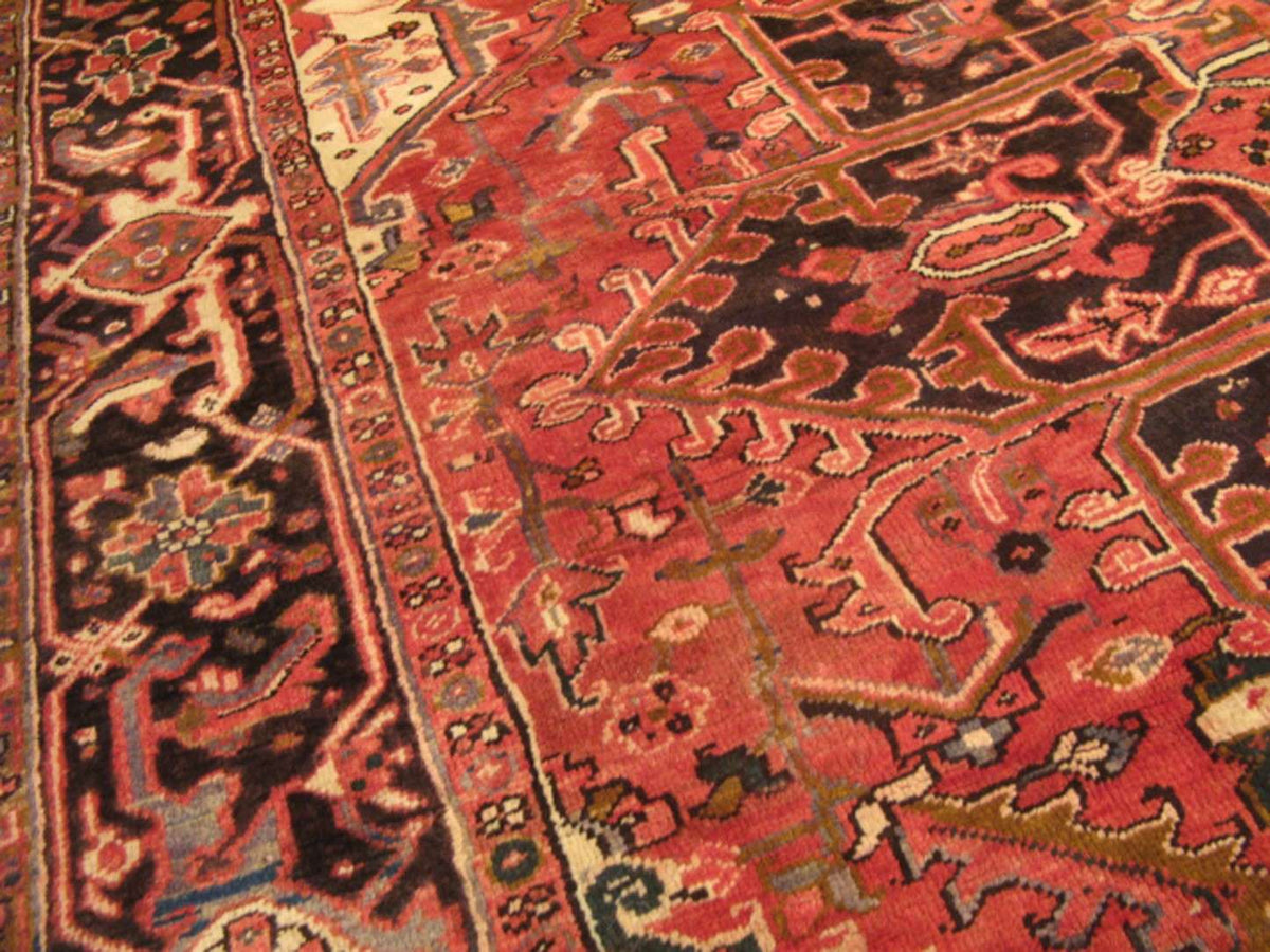 8' 1" x 11' 7" Persian Heriz Rug image 10