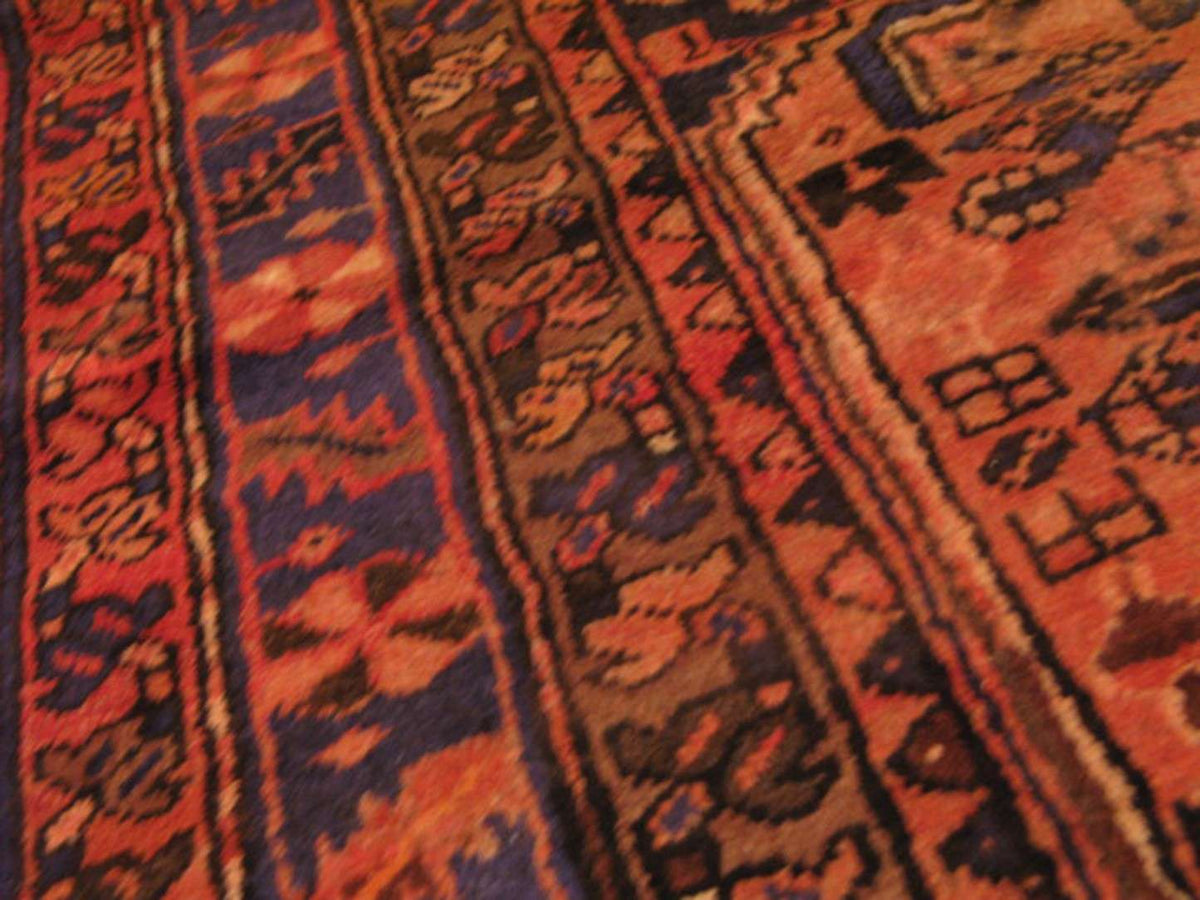 3' 6" x 10' 0" Persian Zanjan Runner image 4