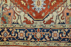 4' 0" x 6' 0" India Serapi Rug image 5