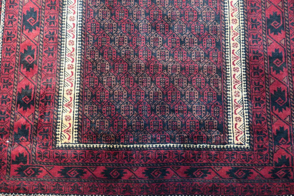 3' 2" x 6' 1" Persian Baluch Rug image 3