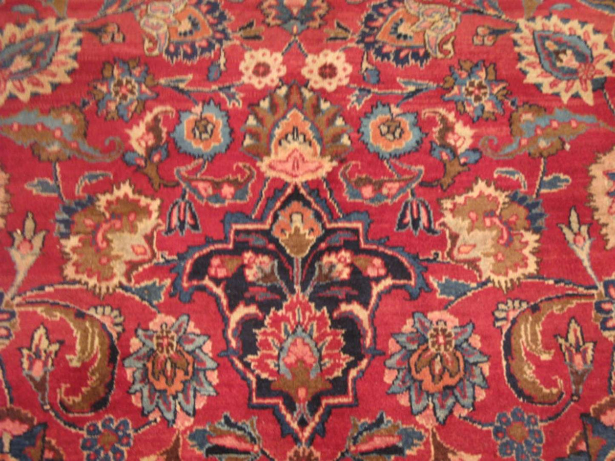 9' 1" x 13' 2" Persian Mashhad Rug image 6