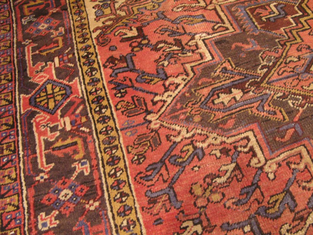 6' 1" x 8' 9" Persian Heriz Rug image 9