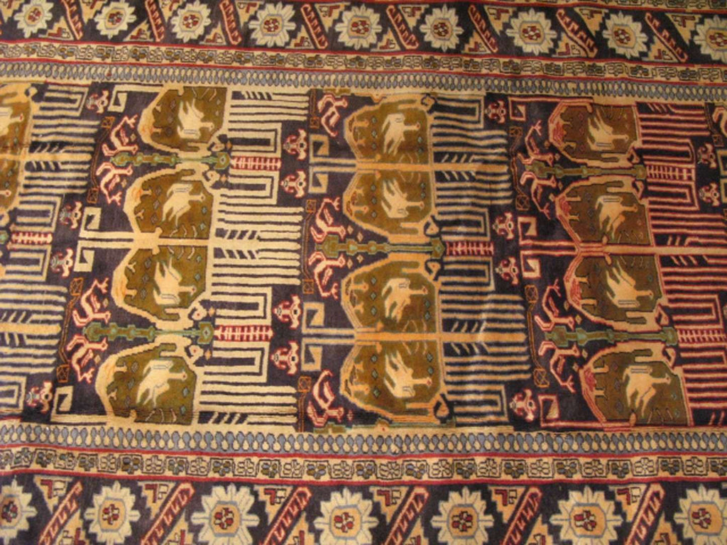 5' 2" x 10' 5" Persian Karabagh Rug image 6