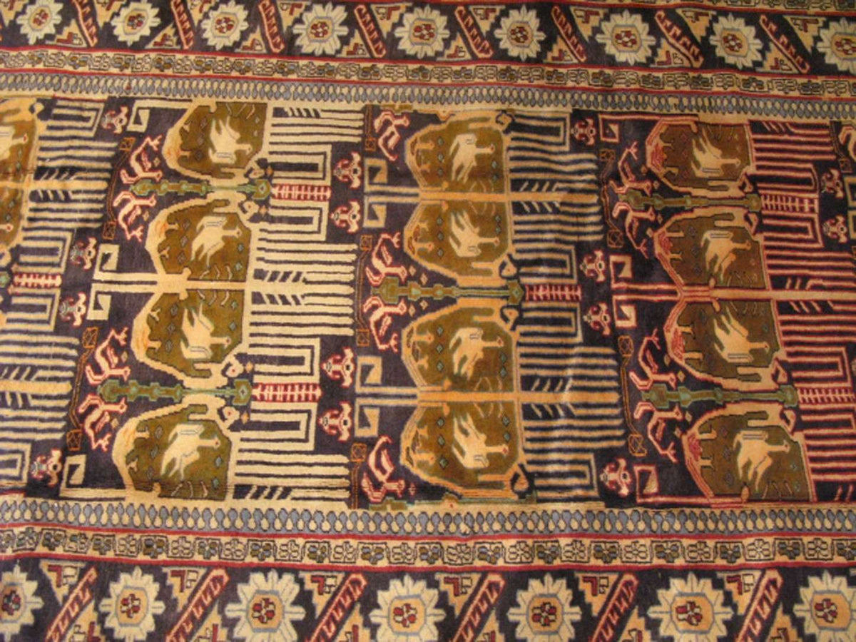 5' 2" x 10' 5" Persian Karabagh Rug image 6