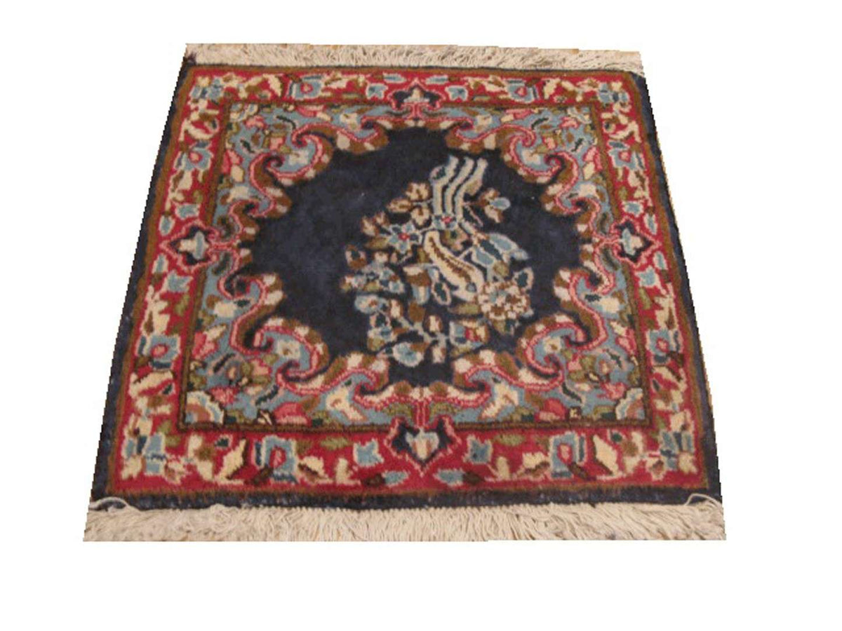 1' 8" x 1' 8" Persian Kerman Square Rug image 0