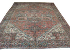 8' 2" x 11' 5" Persian Heriz Rug image 0