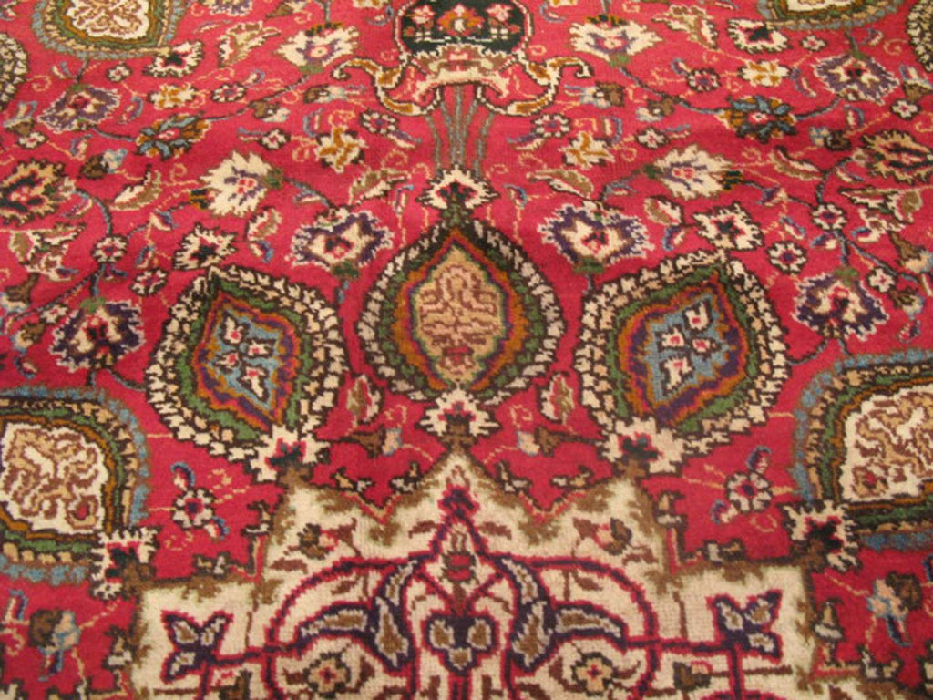 6' 8" x 9' 7" Persian Tabriz Rug image 3