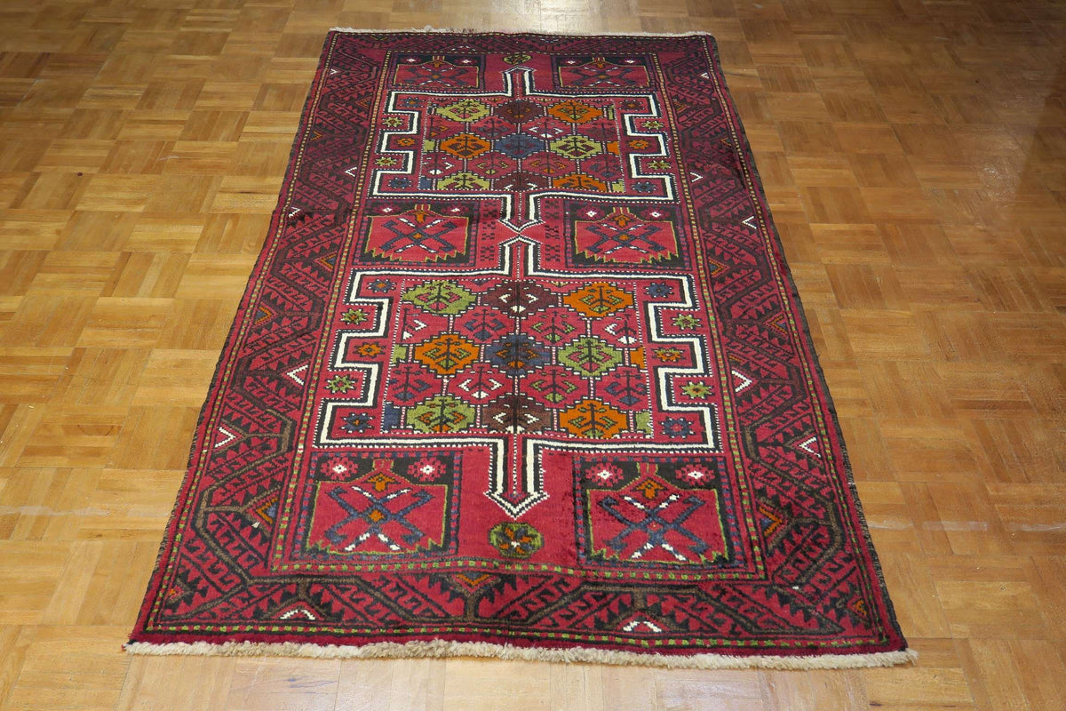 3' 8" x 6' 7" Persian Baluch Rug image 2