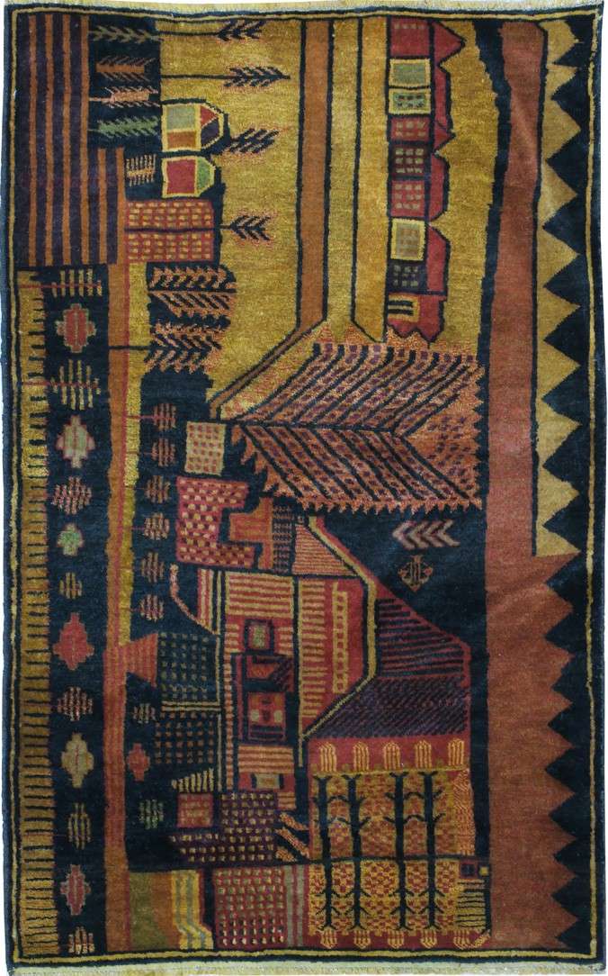 2' 8" x 4' 4" Afghanistan Belouch Rug image 0