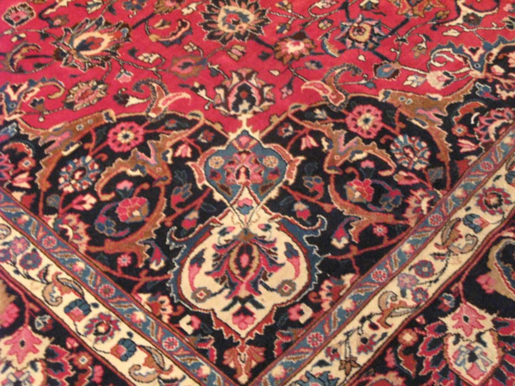 9' 8" x 12' 6" Persian Mashhad Rug image 9
