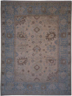 8' 2" x 10' 6" India Oushak Rug image 0
