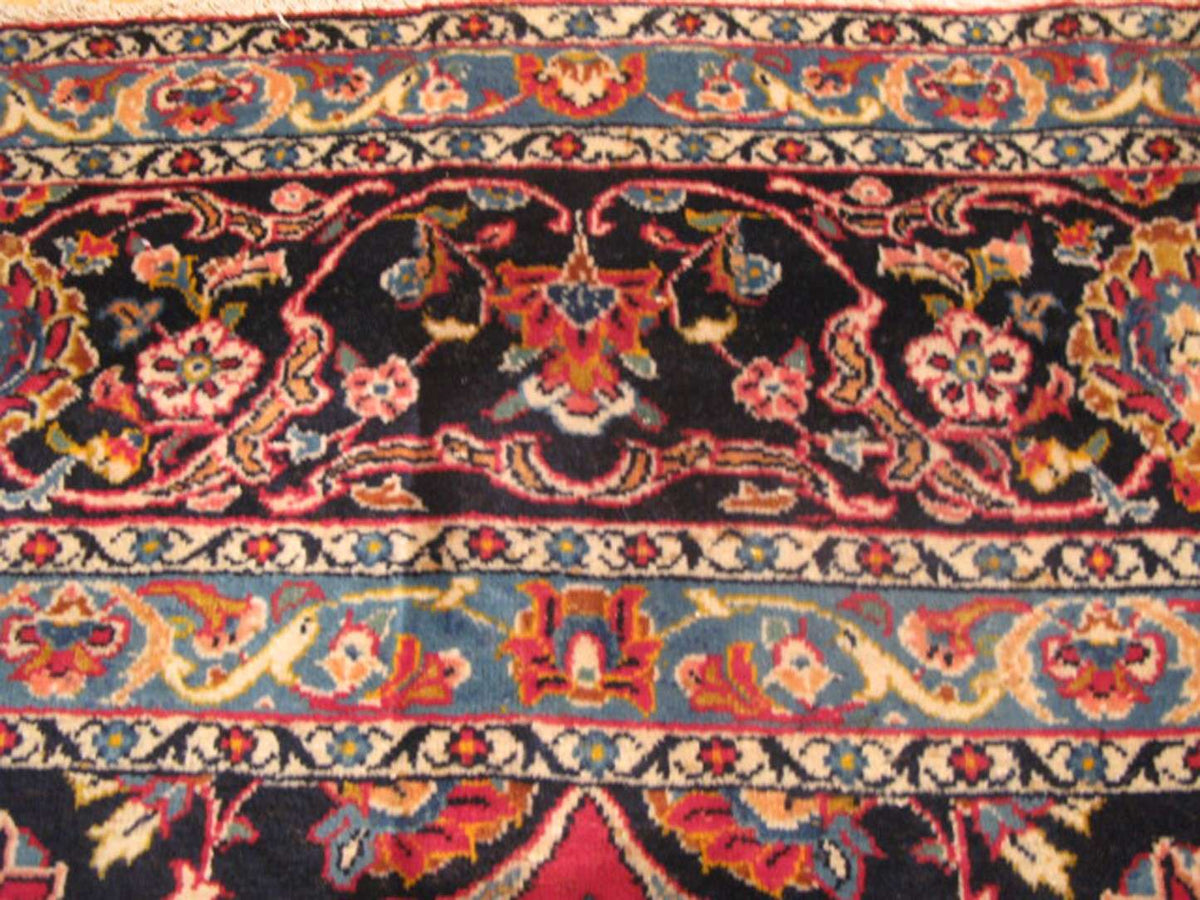8' 1" x 12' 0" Persian Kashan Rug image 3